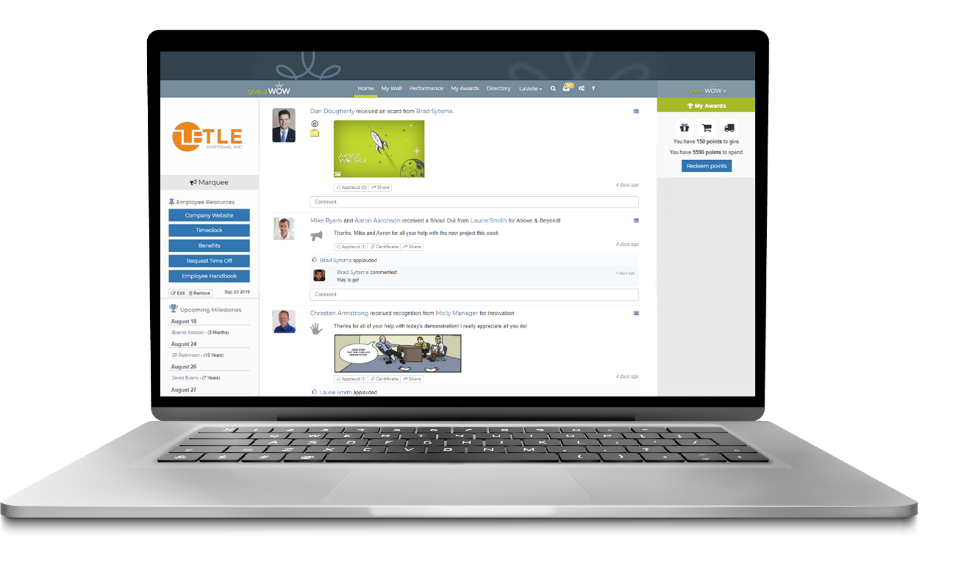 Peer to Peer Employee Engagement Software