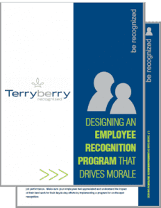 Cover of the Designing an Employee Recognition Program that Drives Morale Whitepaper