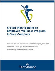 Cover of th 6 Step Plan to Build an Employee Wellness Program in Your Company whitepaper