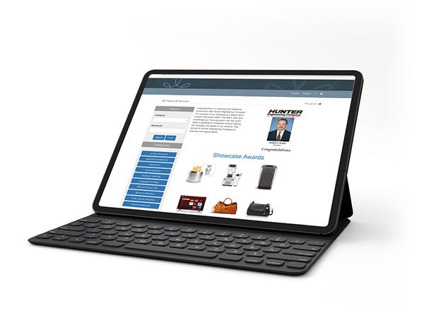 Hunter Engineer Co Platform Ipad with Hunter Engineering Co Reward Platform