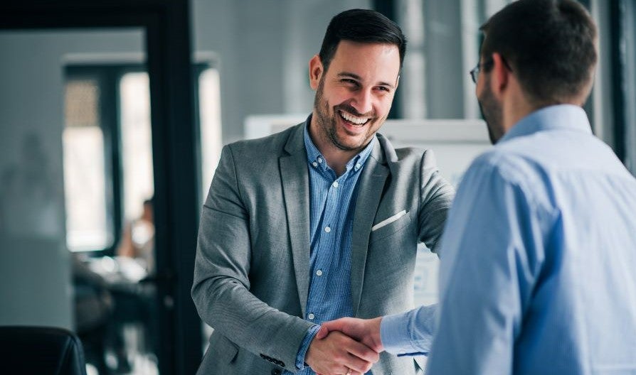 Men shaking hands