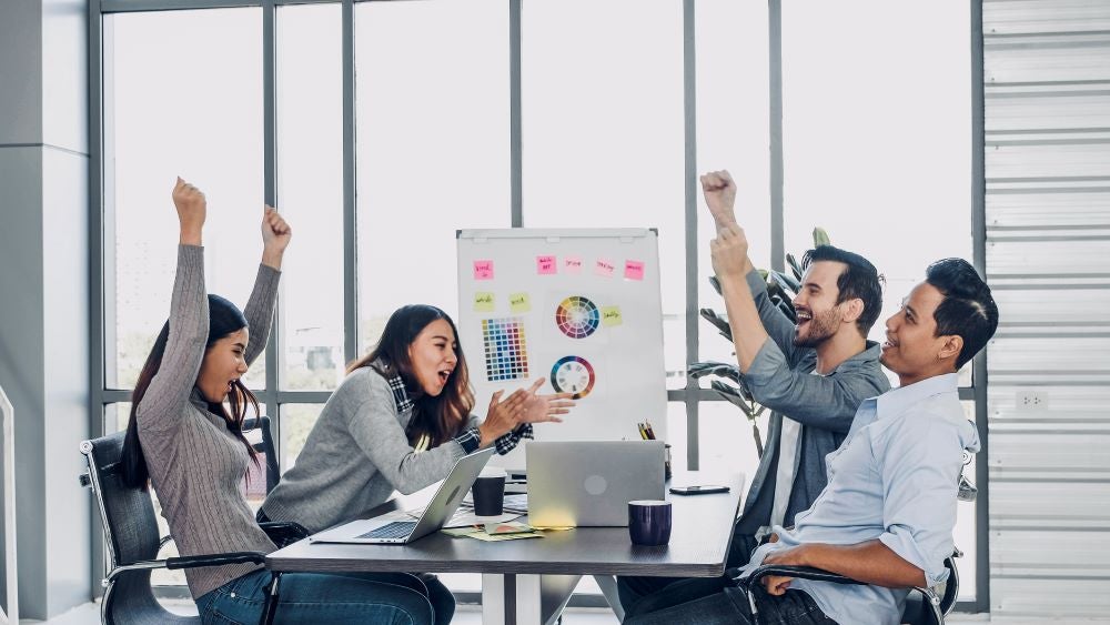 Employees Excited for Collaboration