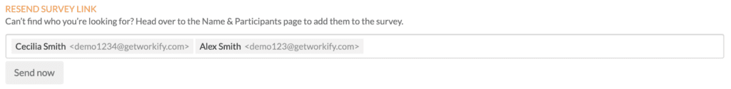 survey link