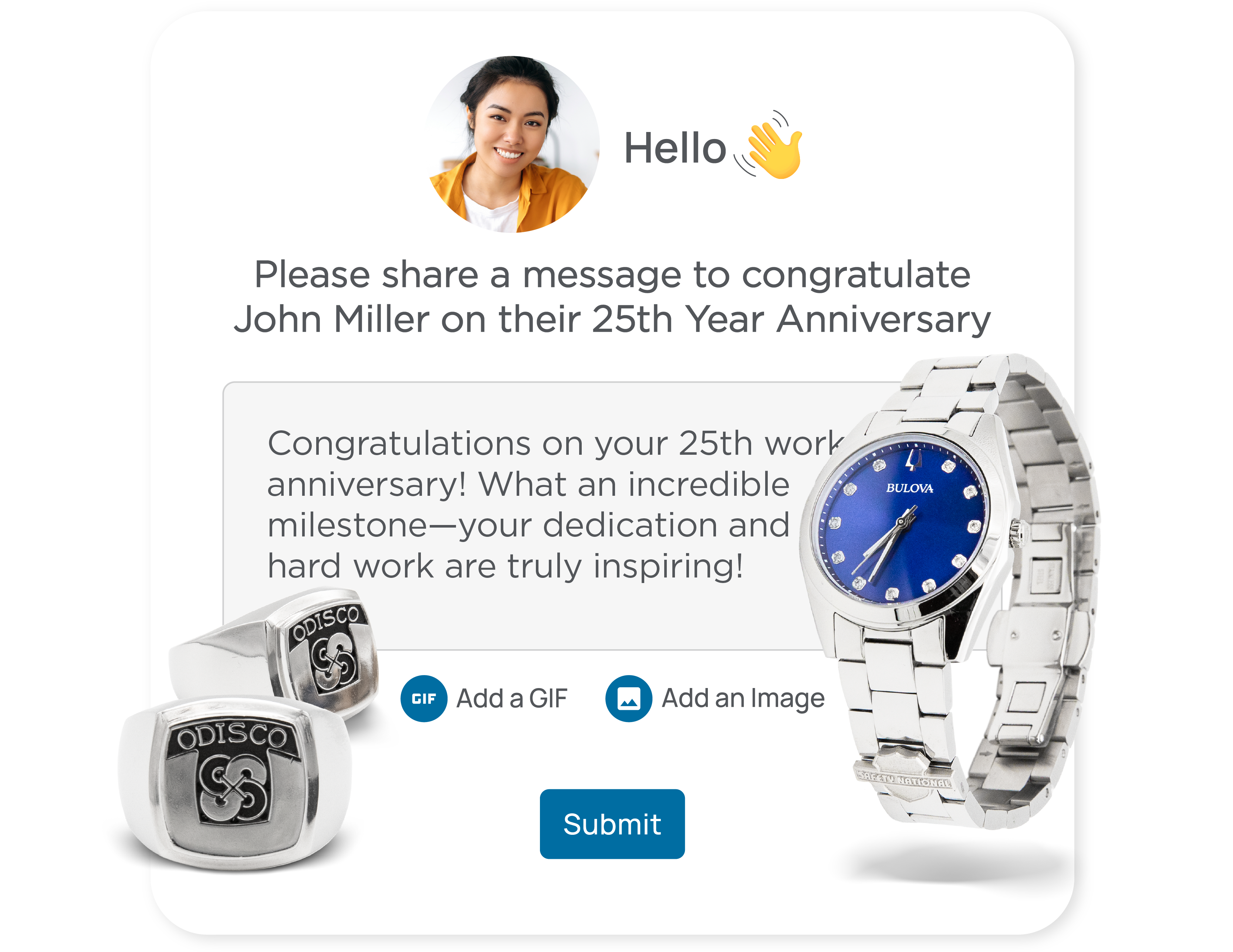 Stenghten Bonds - Service Awards - Peer - Watch and Ring