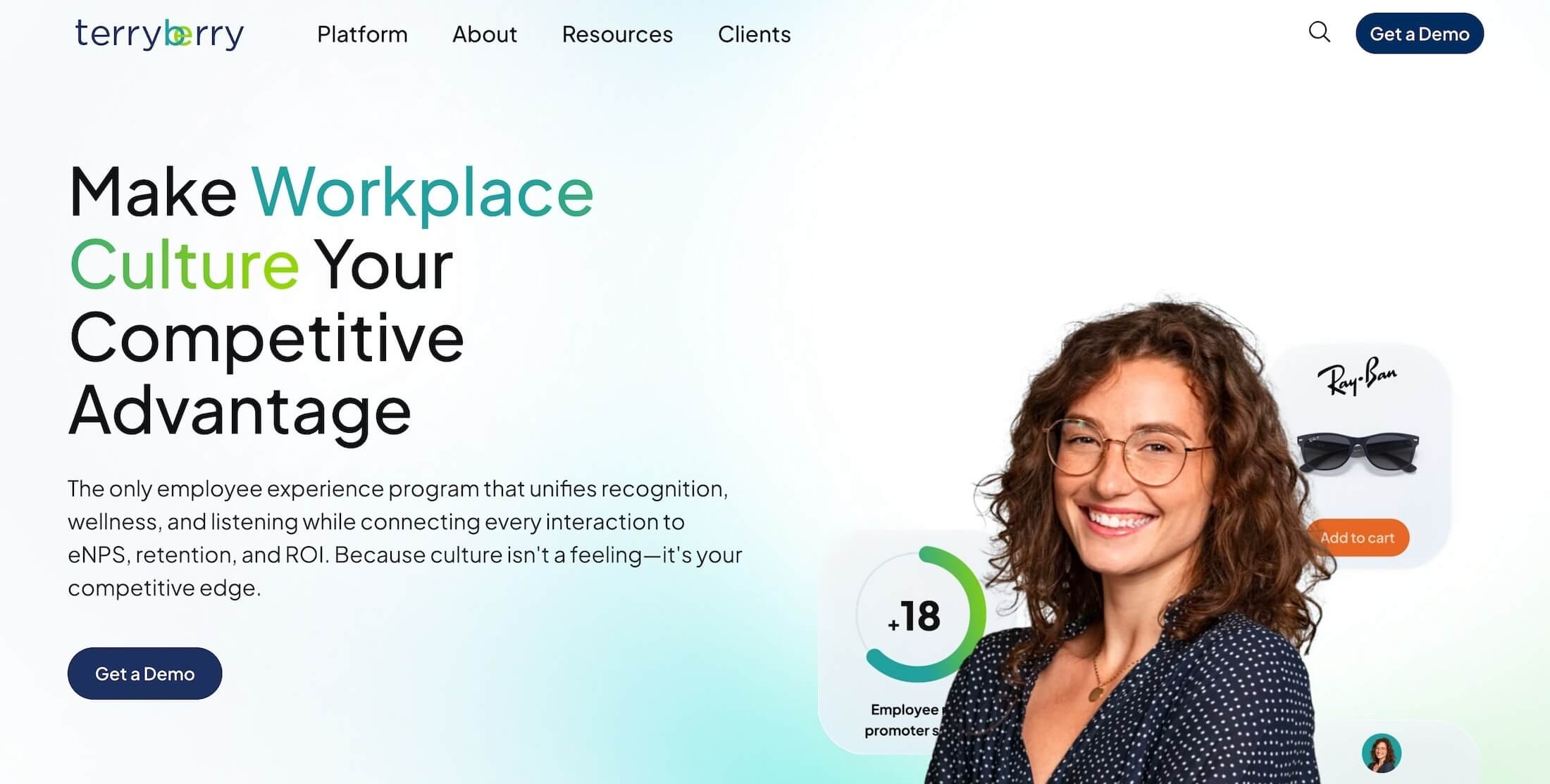 Terryberry homepage: Make Workplace Culture Your Competitive Advantage