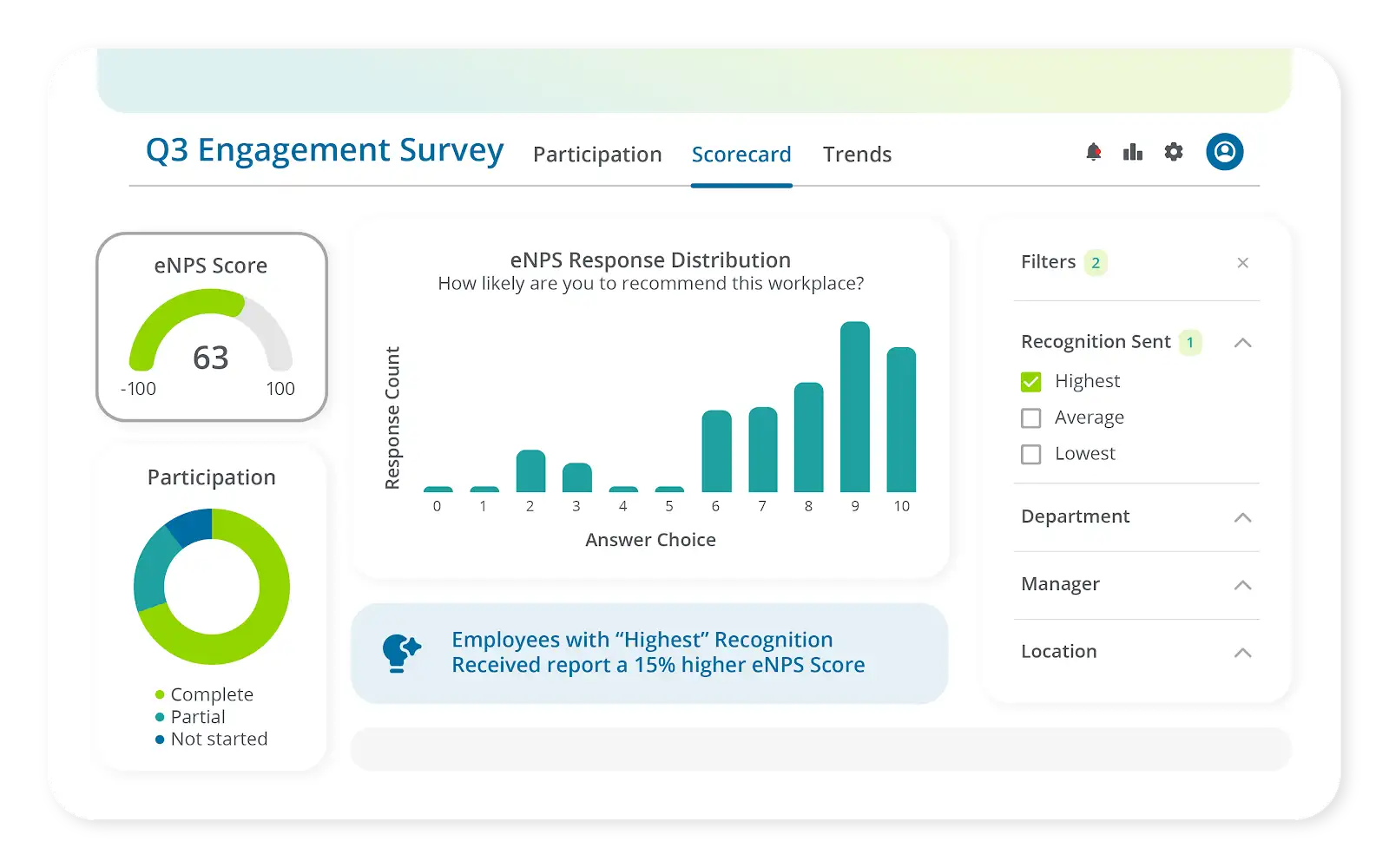 A screenshot of the Terry Berry platform showing Q3 