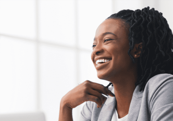 Happy-woman-white-background
