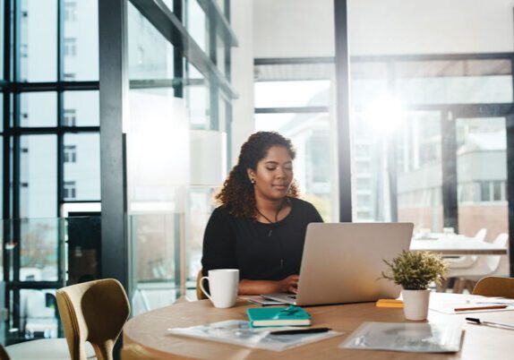Woman-at-Laptop